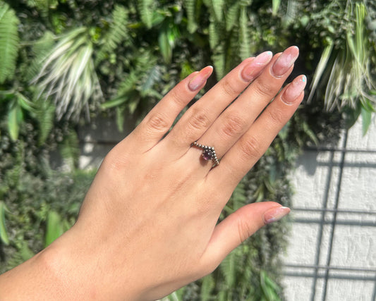 amethyst crown ring
