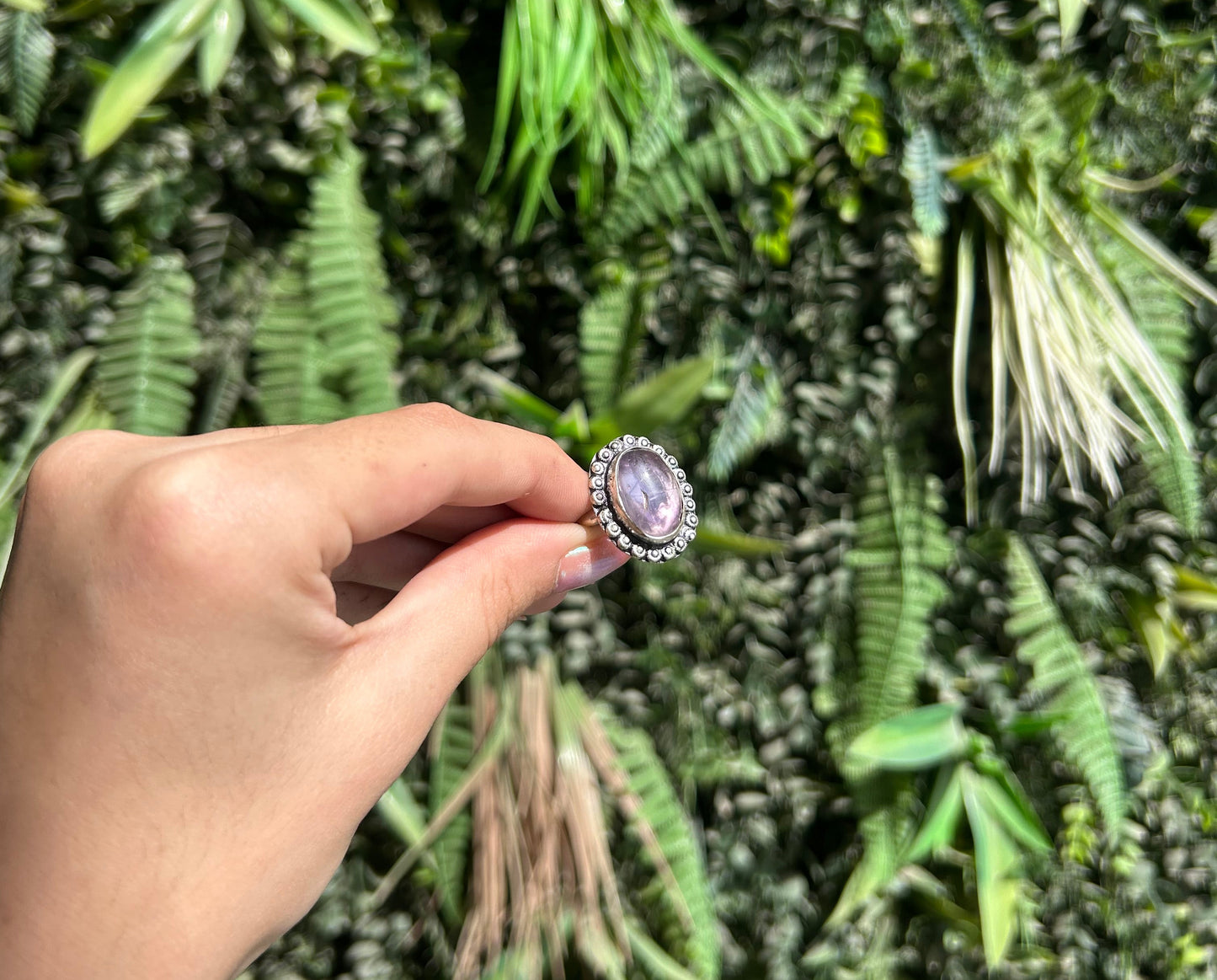 amethyst ring (adjustable)