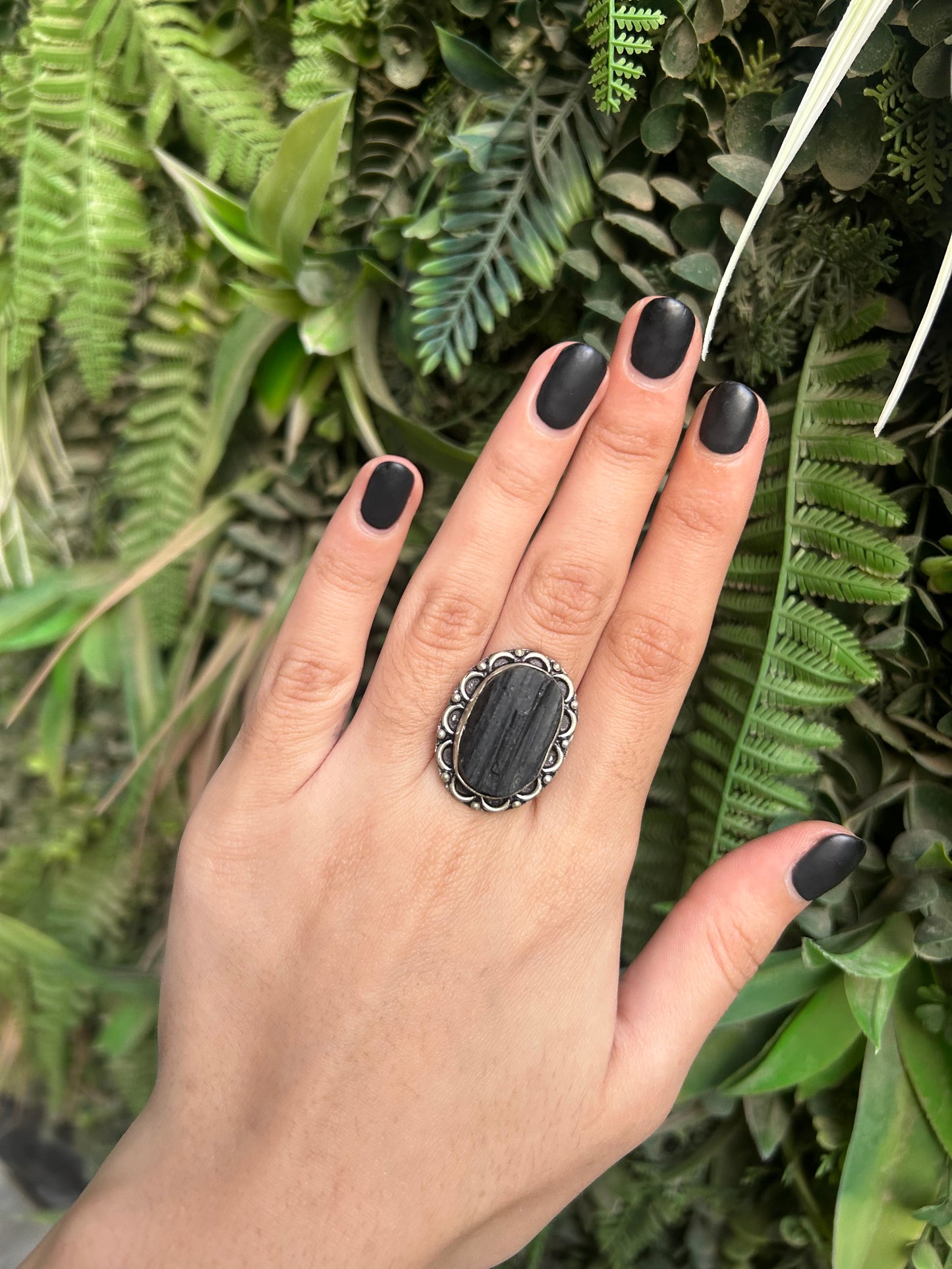 black onyx ring