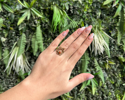 carnelian sacral chakra ring