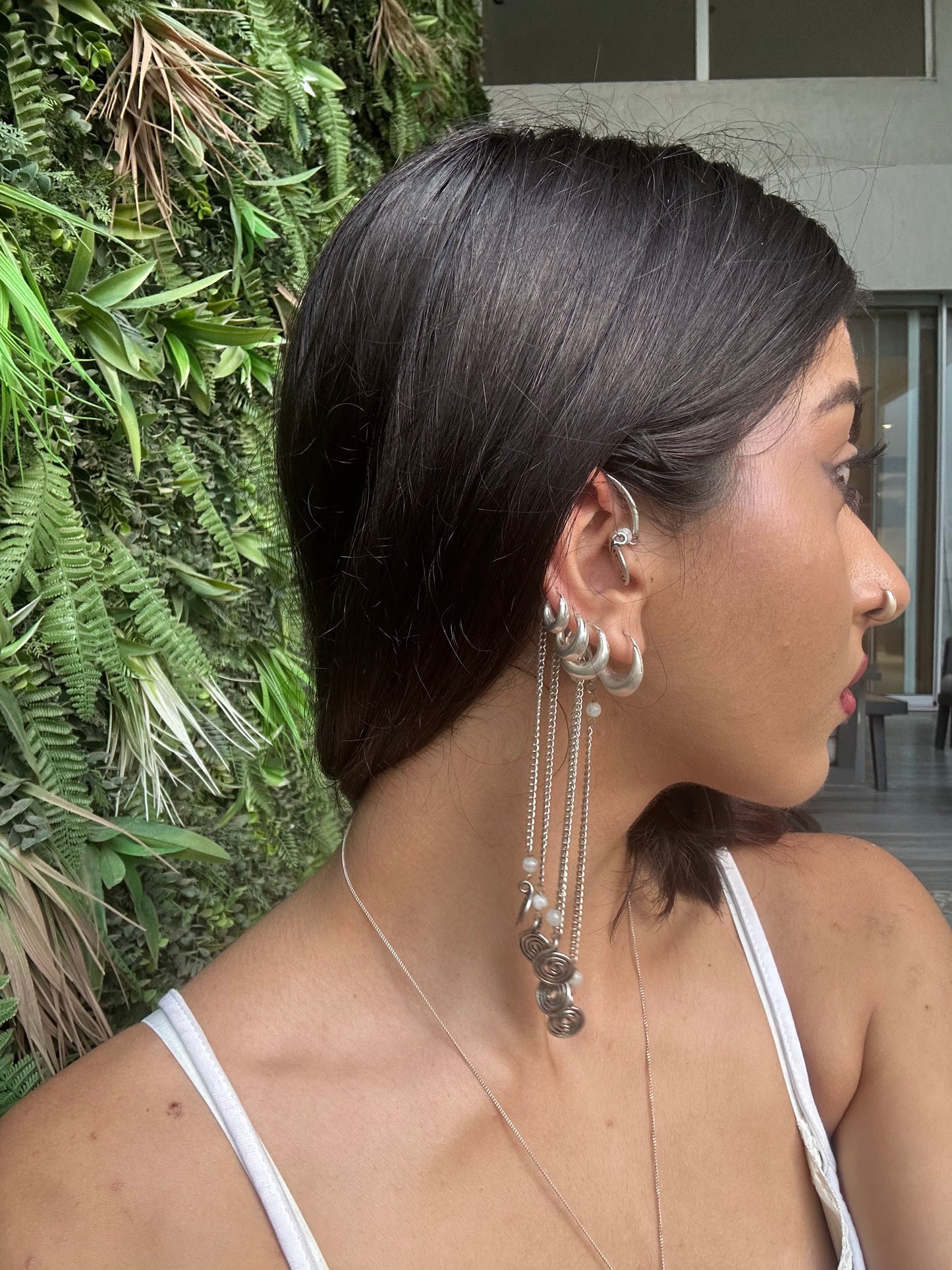 moonstone ear cuff