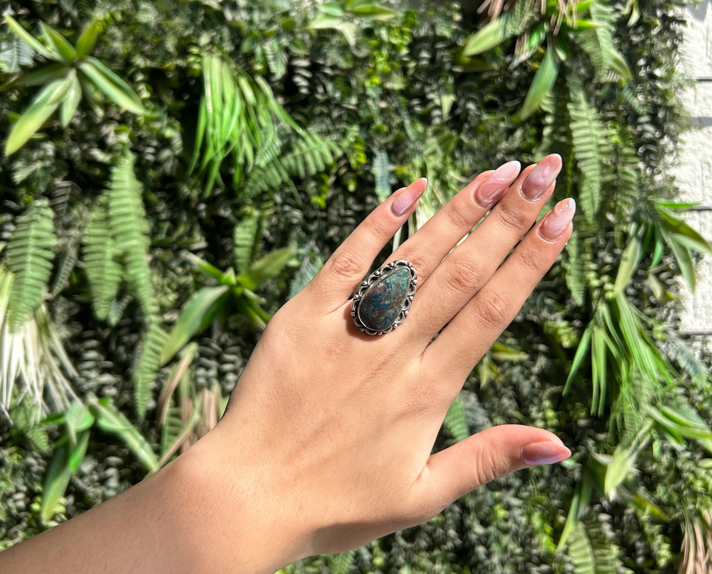 chrysocolla ring (adjustable)