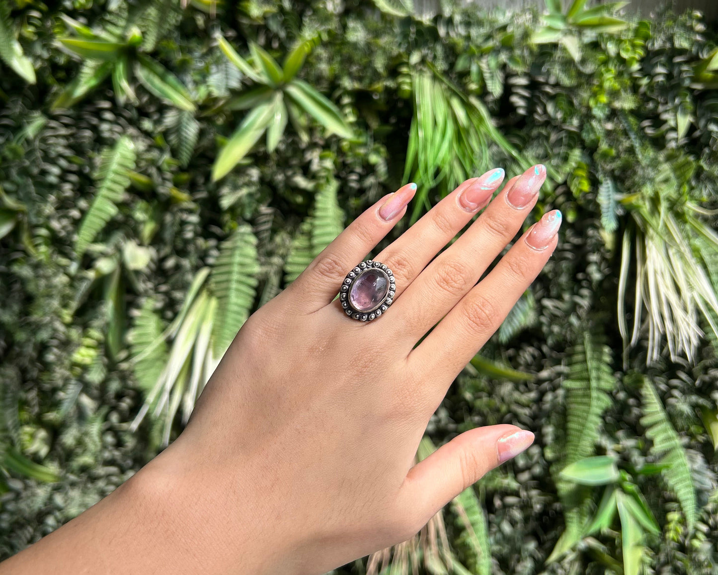 amethyst ring (adjustable)
