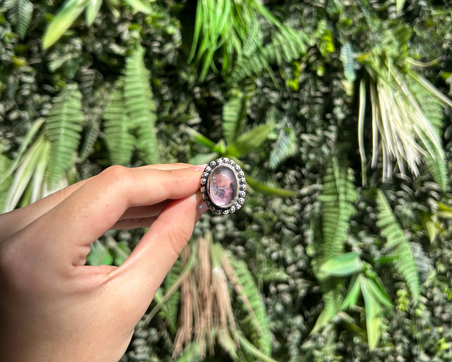 amethyst ring (adjustable)