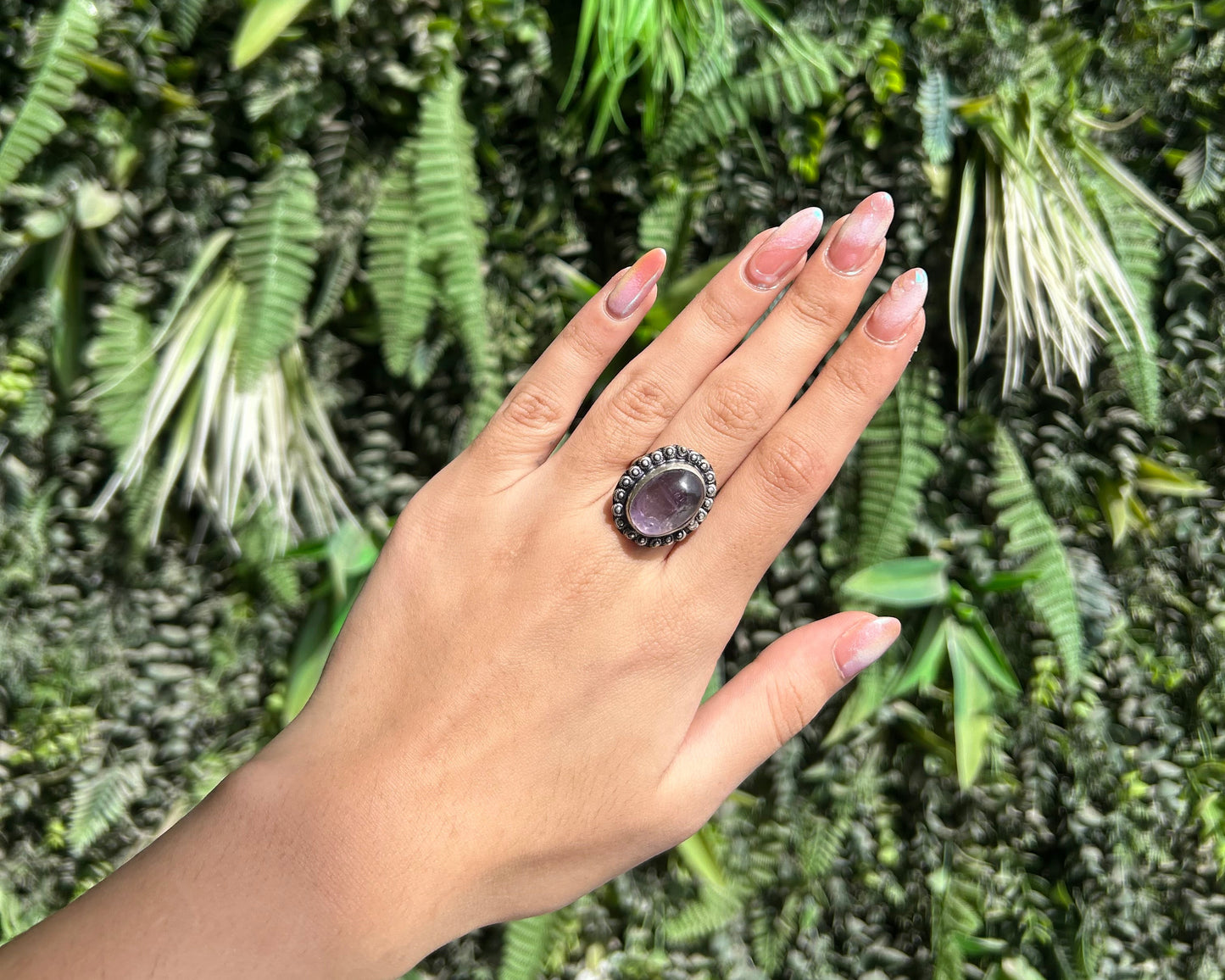 amethyst ring (adjustable)